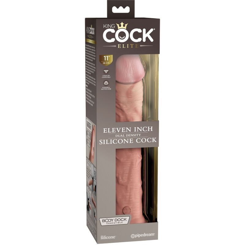 KING COCK - ELITNI REALISTIČNI SILIKONSKI DILDO 28 CM