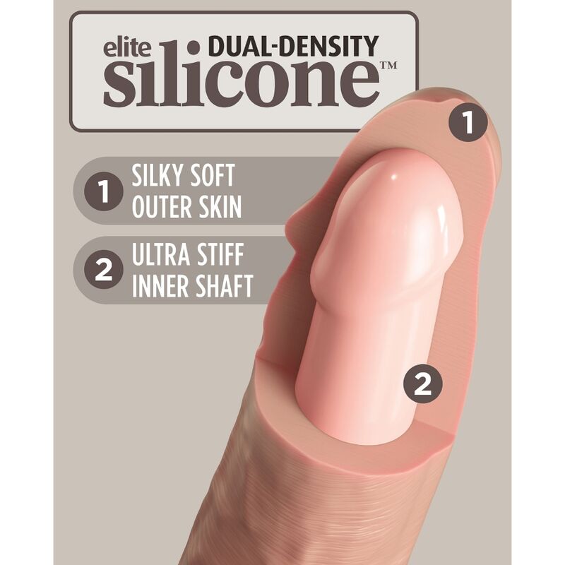 KING COCK - ELITNI REALISTIČNI SILIKONSKI DILDO 28 CM