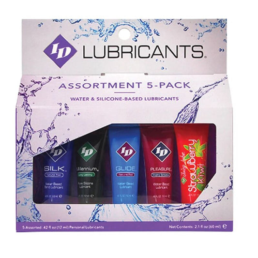Lubrikanti z okusom ID Juicy Lube, 5x12 ml