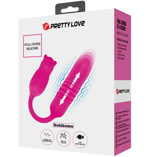 PRETTY LOVE - NOBIKUMA ROZA SILIKONSKA VIBRACIJSKA KROGLA