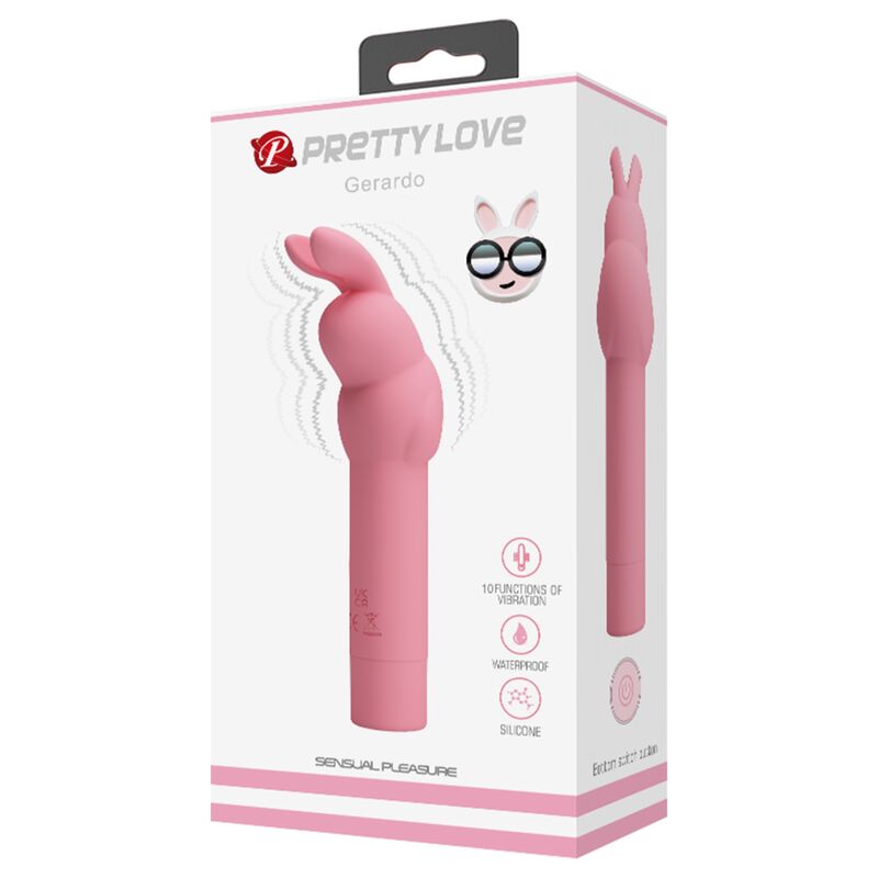 Manjši vibrator Pretty Love - Gerardo, svetlo roza