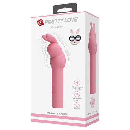 Manjši vibrator Pretty Love - Gerardo, svetlo roza