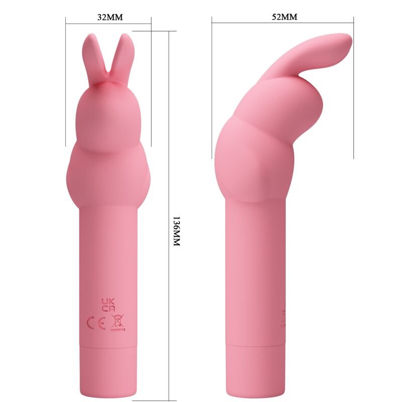 Manjši vibrator Pretty Love - Gerardo, svetlo roza