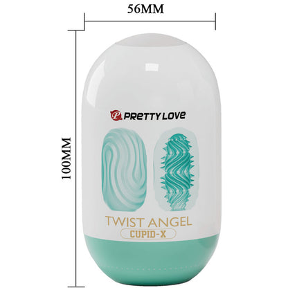 Masturbacijski jajček Pretty Love - Twist Angel Cupid X, modra
