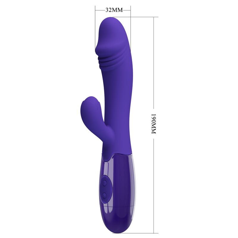 PRETTY LOVE - SNAPPY YOUTH VIBRATOR IN STIMULATOR G-TOČKE VIJOLIČNE BARVE