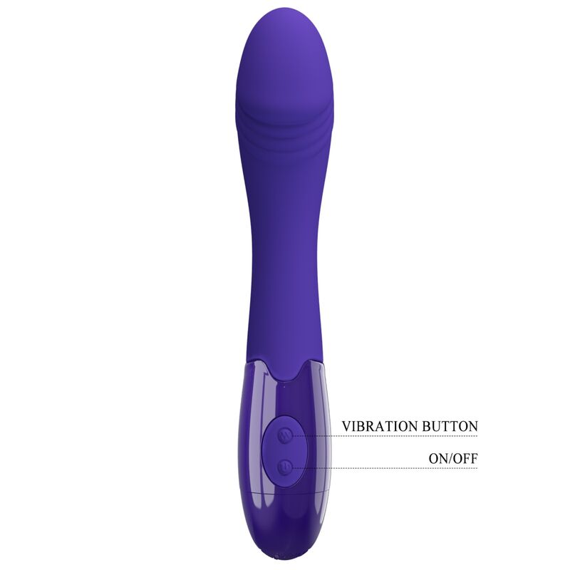 PRETTY LOVE - ELEMENTARNA MLADOST VIJOLIČNI VIBRATOR DILDO