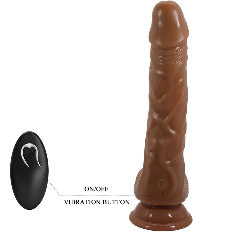 BAILE - BODACH REALISTIČNI VIBRATOR S PRISESKOM ZA DALJINSKI UPRAVLJALNIK