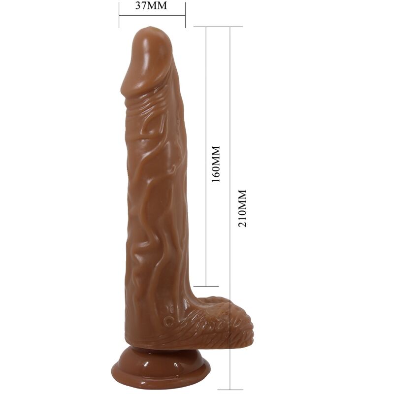 BAILE - BODACH REALISTIČNI VIBRATOR S PRISESKOM ZA DALJINSKI UPRAVLJALNIK