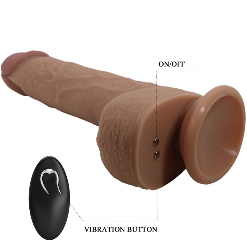 PRETTY LOVE - TOMMY REALISTIČNI DILDO VIBRATOR 22,5 CM