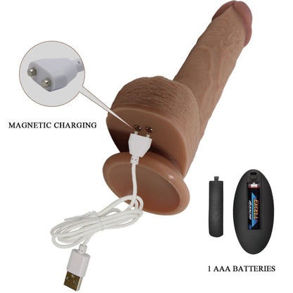 PRETTY LOVE - TOMMY REALISTIČNI DILDO VIBRATOR 22,5 CM