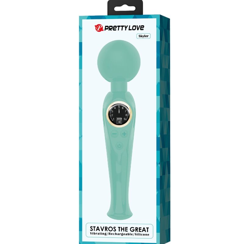 LEPA LJUBEZEN - SKYLER GREEN VIBRATOR S PALIČICO