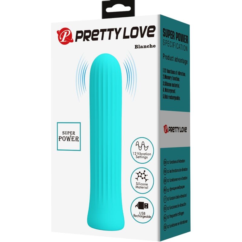 Bullet vibrator Pretty Love - Blanche, modra