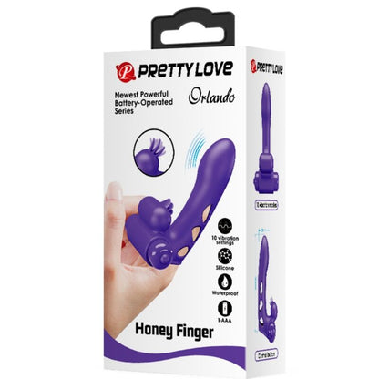 PRETTY LOVE - ORLANDO VIJOLIČNA PREVLEKA ZA PRST VIBRATORJA