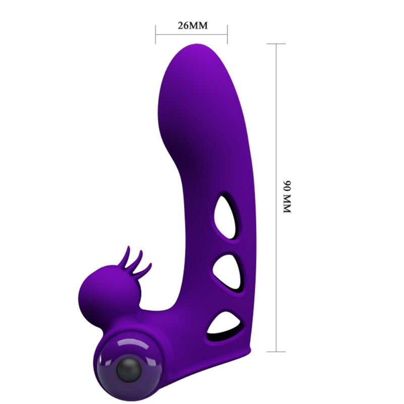 PRETTY LOVE - ORLANDO VIJOLIČNA PREVLEKA ZA PRST VIBRATORJA
