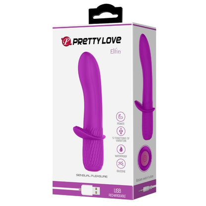 PRETTY LOVE - TROY PURPLE VIBRATOR ZA POLNJENJE