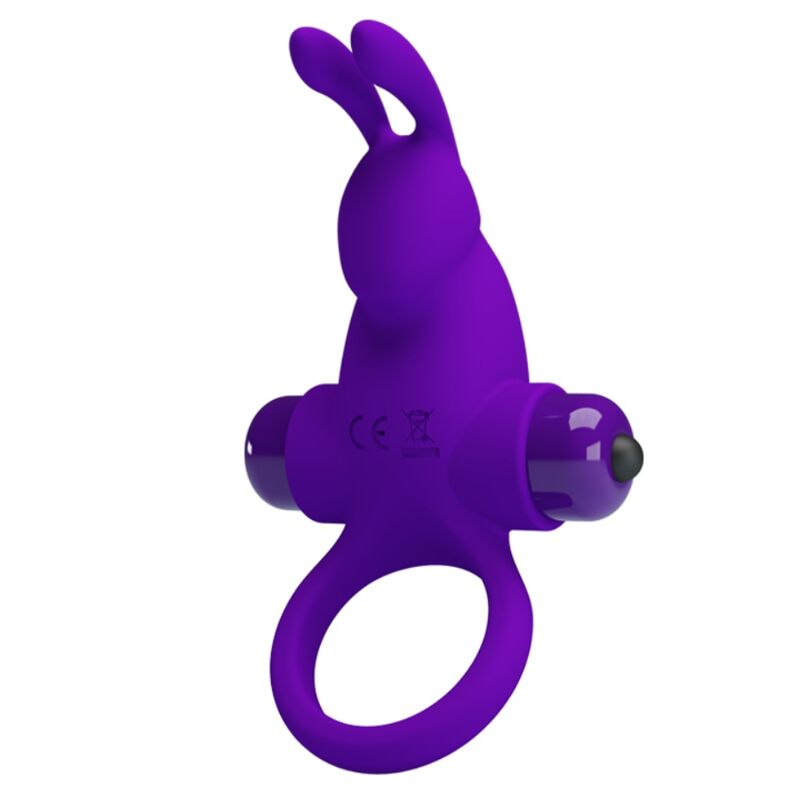 LEPA LJUBEZEN - VIBRACIJSKI OBROČ I RABBIT ZA VIJOLIČNI PENIS