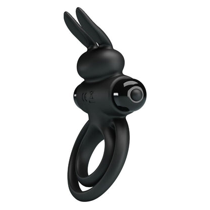 LEPA LJUBEZEN - VIBRATOR III ZAJČJI OBROČ ZA ČRNI PENIS