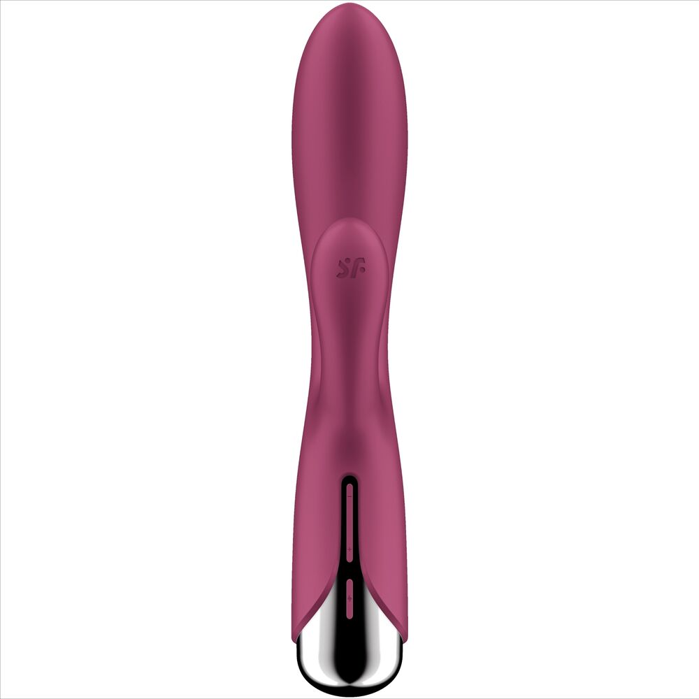 Zajčji vibrator Satisfyer - Vrteči se zajec 1, rdeča