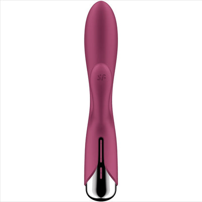 Zajčji vibrator Satisfyer - Vrteči se zajec 1, rdeča