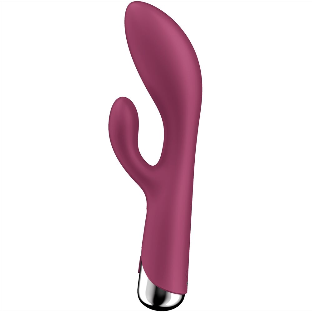 Zajčji vibrator Satisfyer - Vrteči se zajec 1, rdeča