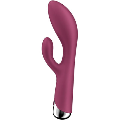 Zajčji vibrator Satisfyer - Vrteči se zajec 1, rdeča
