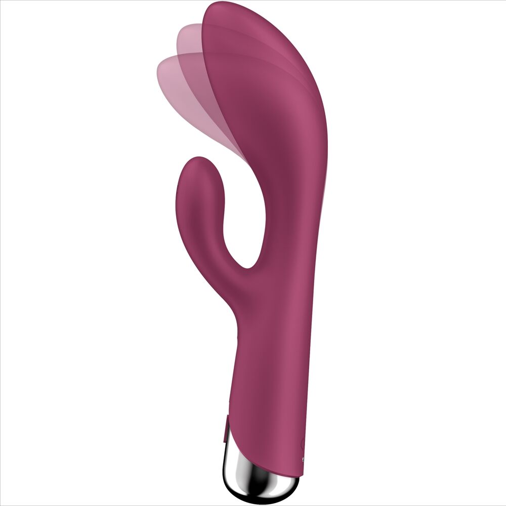 Zajčji vibrator Satisfyer - Vrteči se zajec 1, rdeča