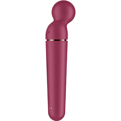 Masažni vibrator Satisfyer - Planet Wand-er, rdeča
