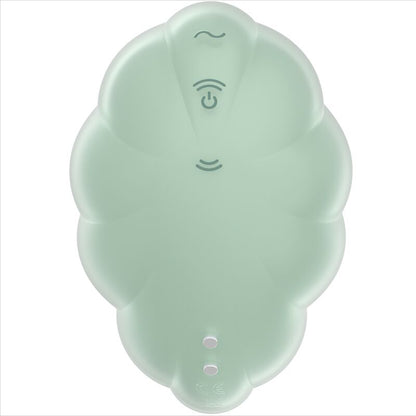 Stimulator klitorisa Satisfyer - Cloud Dancer, zelena