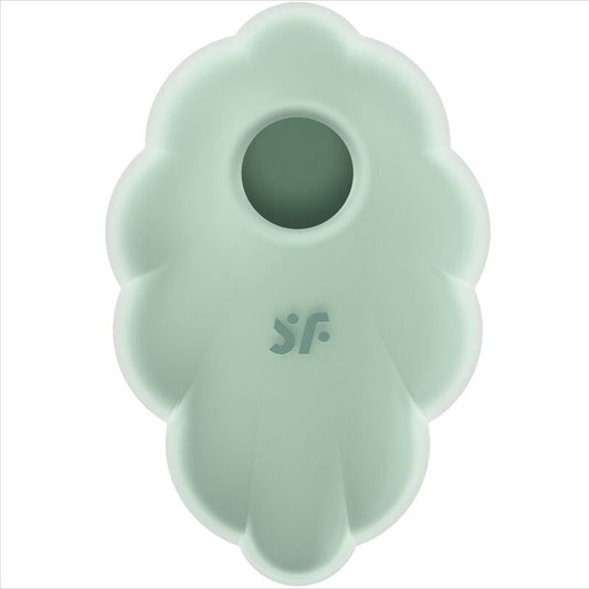 Stimulator klitorisa Satisfyer - Cloud Dancer, zelena
