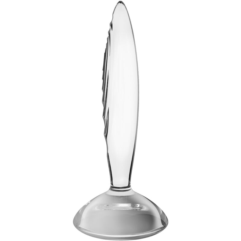 Steklen analni čep Satisfyer Sparkling Crystal