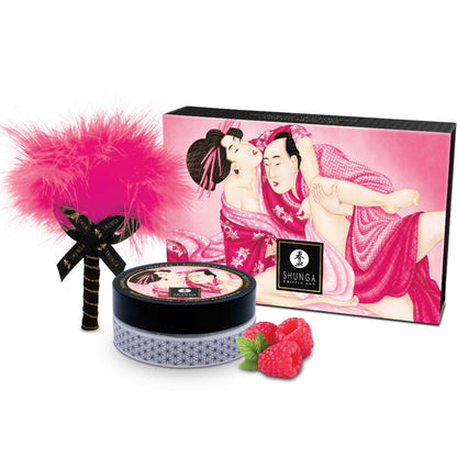 Set z jedilnim pudrom Shunga - Raspberry