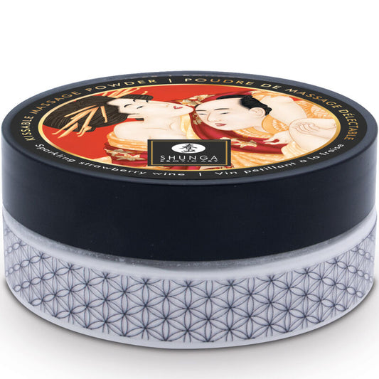 Set z jedilnim pudrom Shunga - Strawberry