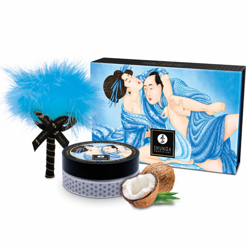 Set z jedilnim pudrom Shunga - Coconut