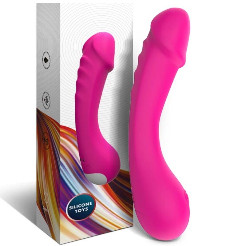 ARMONY - DILDO VIBRATOR G-SPOT SILIKONSKI FUKSIJA