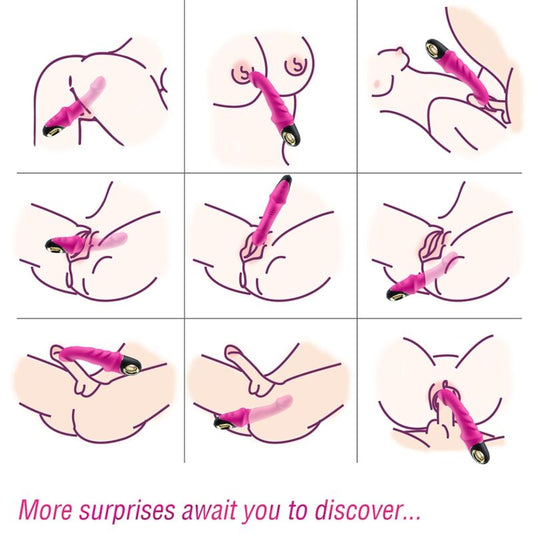 ARMONY - JOYBLADE DILDO VIBRATOR ROTATOR FUKSIJA