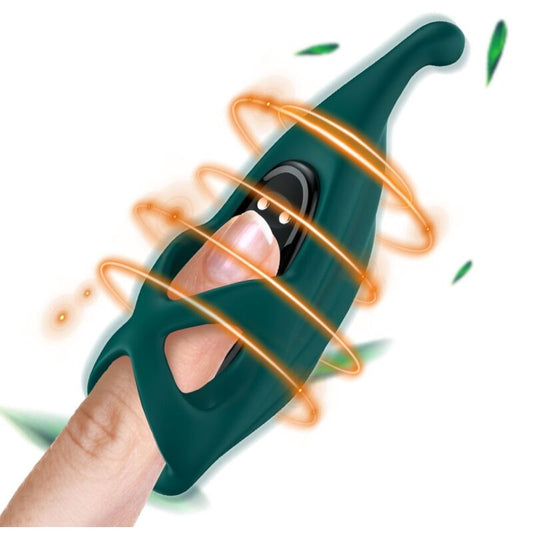 ARMONY - STIMULATOR PRSTOV IN VIBRATOR ZELEN