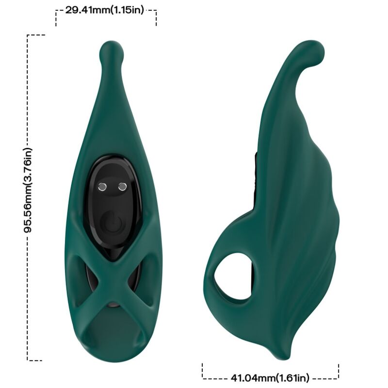 ARMONY - STIMULATOR PRSTOV IN VIBRATOR ZELEN