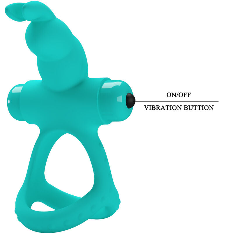 PRETTY LOVE - FIGGY GREEN RABBIT VIBRACIJSKI OBROČ