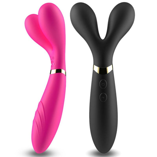 Dvojni vibrator Armony - Y-Wand, črna