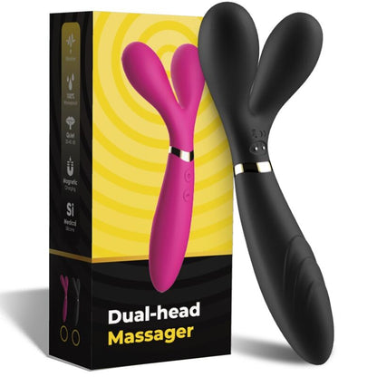 Dvojni vibrator Armony - Y-Wand, roza