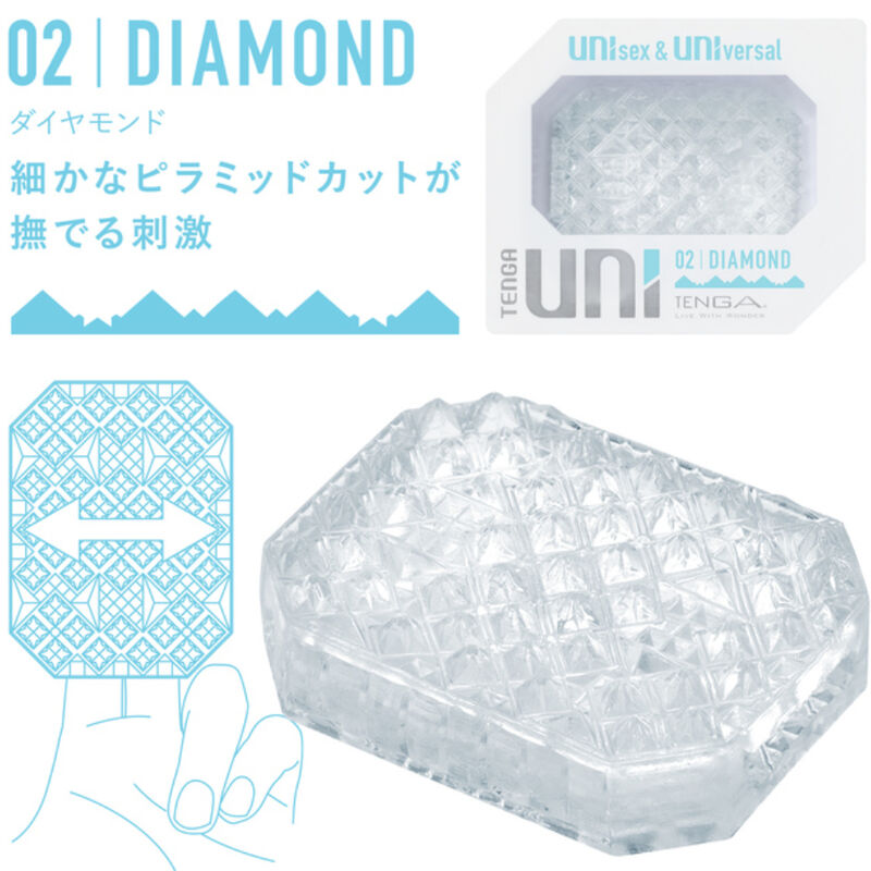 TENGA - UNI DIAMANTNI MASTURBATOR NAPRSTNIK