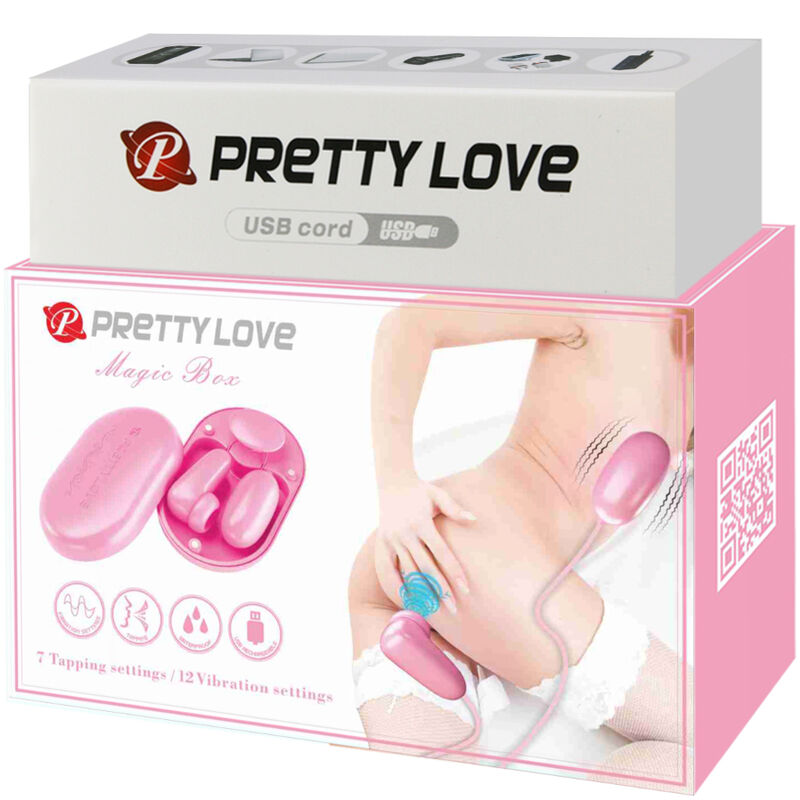 LEPA LJUBEZEN - ČAROBNA ŠKATLA VIBRIRAJOČA KROGLA IN ROZA STIMULATOR