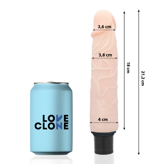 LOVECLONE - FINN SAMOMASAŽNI VIBRATOR 21,2 CM -O- 3,8 CM