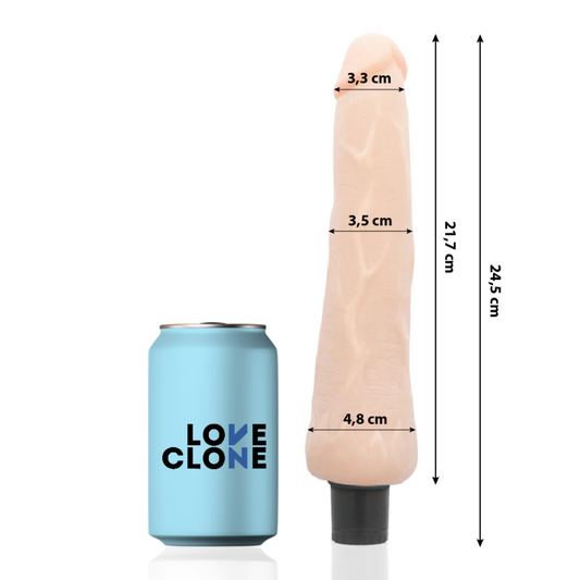 LOVECLONE - RAGNAR SAMOMASAŽNI VIBRATOR 24,5 CM -O- 3,5 CM