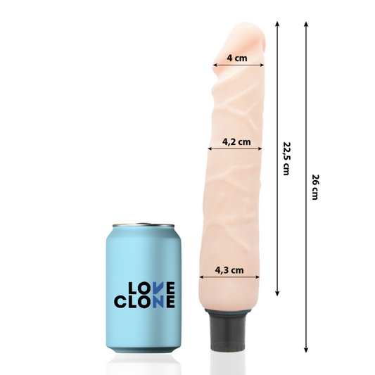 LOVECLONE - JANSEN SAMOMASAŽNI VIBRATOR 26 CM -O- 4,2 CM