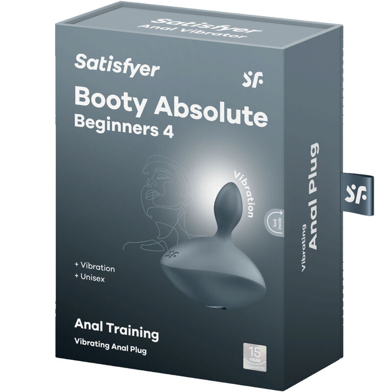Vibracijski analni čep Satisfyer - Absolute Beginners 4, siva