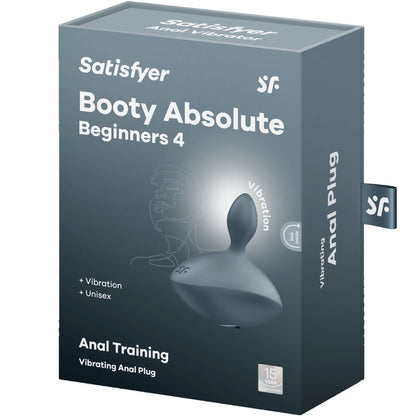Vibracijski analni čep Satisfyer - Absolute Beginners 4, siva