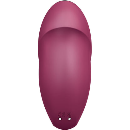 Stimulator klitorisa Satisfyer Tap and Climax 1, rdeča