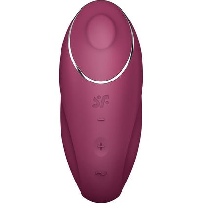 Stimulator klitorisa Satisfyer Tap and Climax 1, rdeča
