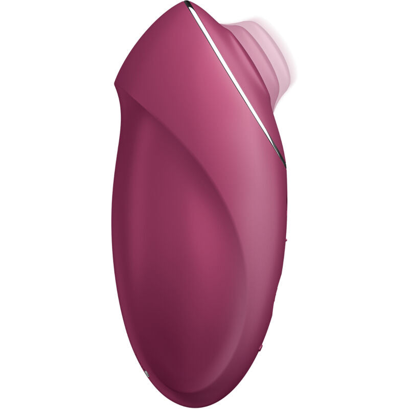 Stimulator klitorisa Satisfyer Tap and Climax 1, rdeča